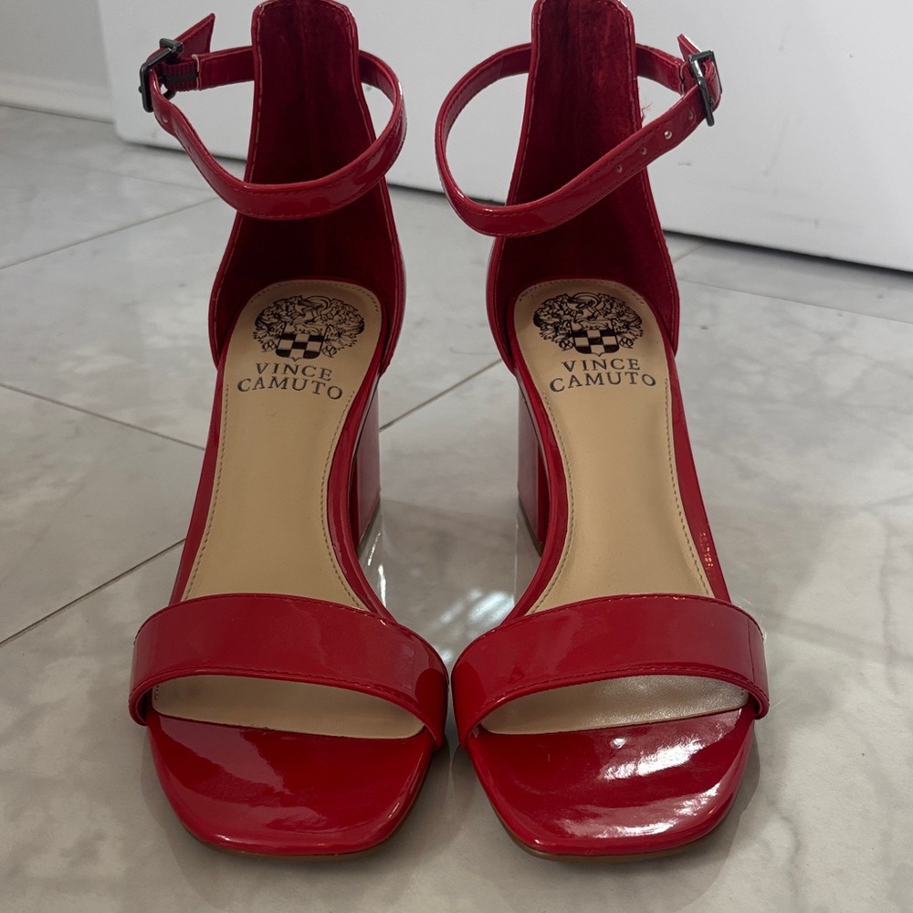 Vince Camuto Bold Red Heels
